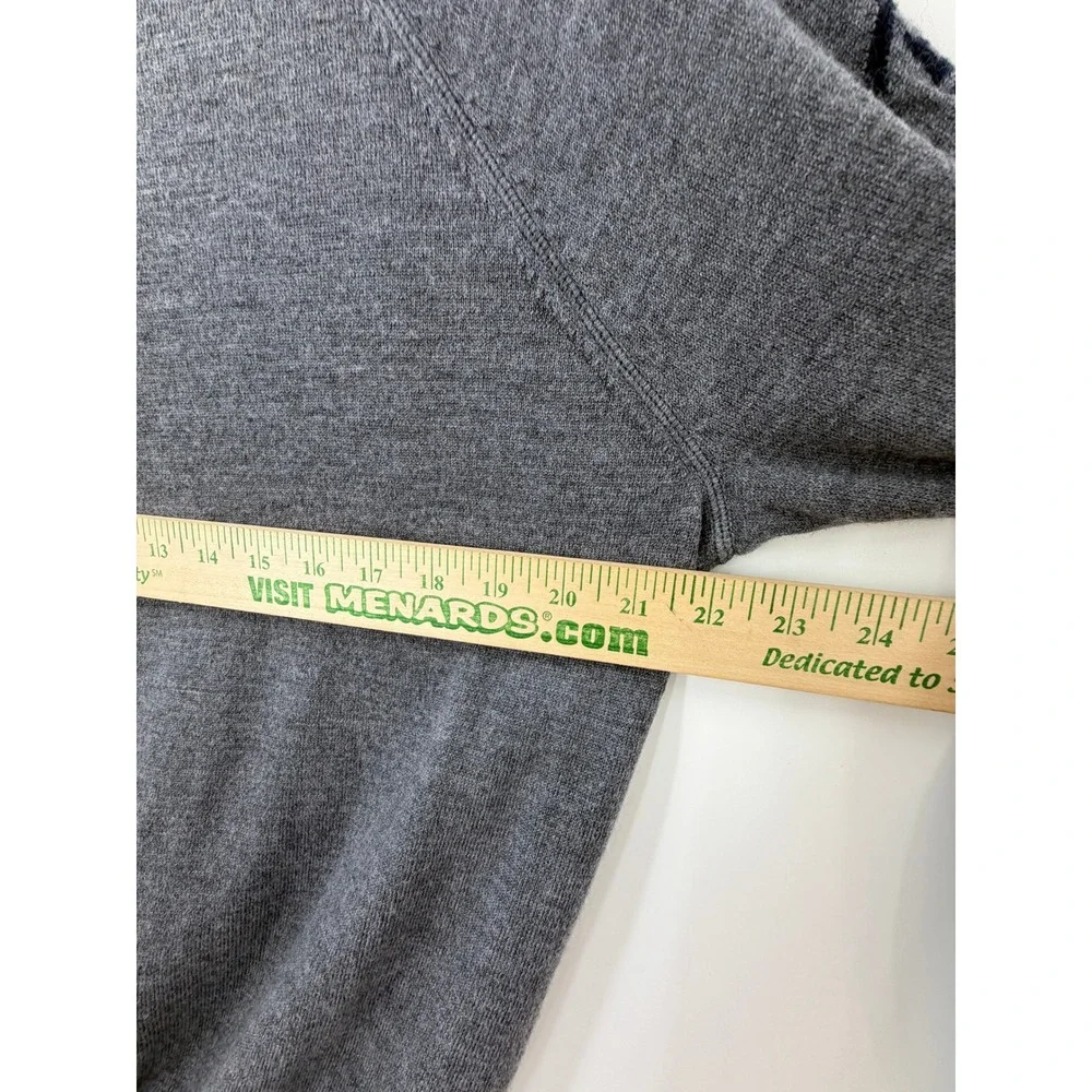 G/Fore Golfcore 100% Wool Crewneck Sweater Mens Large Gray Old Money Preppy